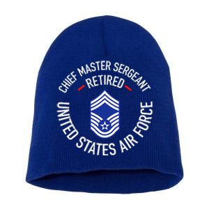 Chief Master Sergeant Retired Retirement Short Acrylic Beanie