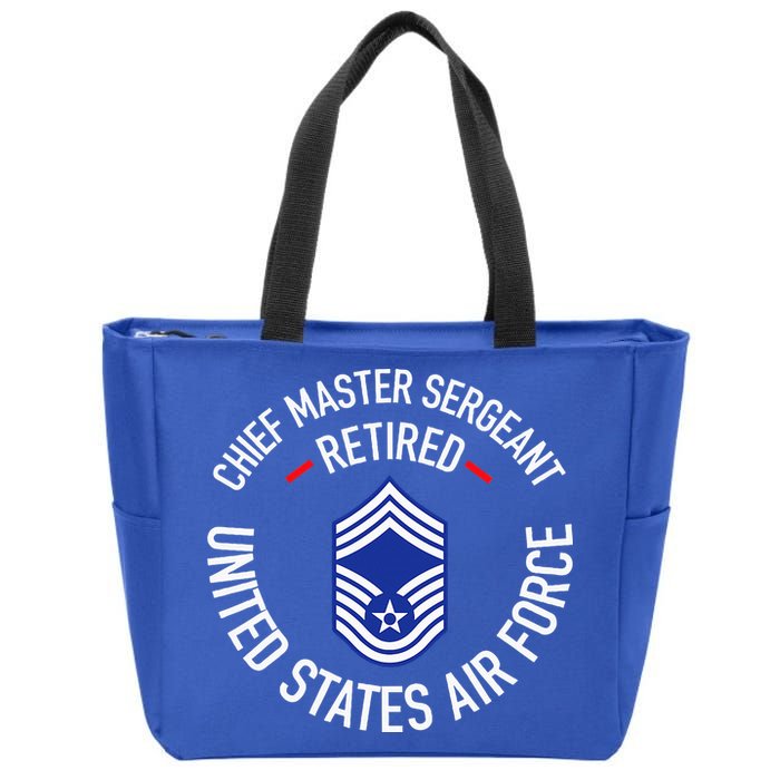 Chief Master Sergeant Retired Retirement Zip Tote Bag