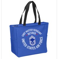 Chief Master Sergeant Retired Retirement Zip Tote Bag