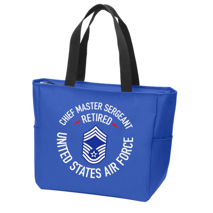 Chief Master Sergeant Retired Retirement Zip Tote Bag