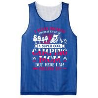 Camping Mom Supper Cool Mom Summer Holiday Great Gift Mesh Reversible Basketball Jersey Tank