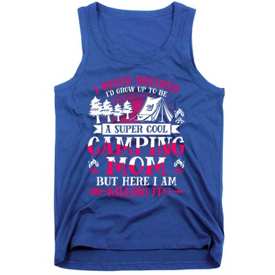 Camping Mom Supper Cool Mom Summer Holiday Great Gift Tank Top