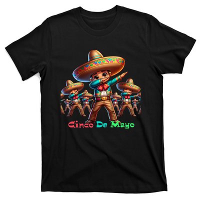 Cute Mexican Sombrero Dab Dance Cinco De Mayo T-Shirt