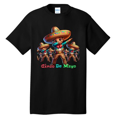 Cute Mexican Sombrero Dab Dance Cinco De Mayo Tall T-Shirt