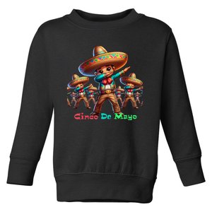 Cute Mexican Sombrero Dab Dance Cinco De Mayo Toddler Sweatshirt