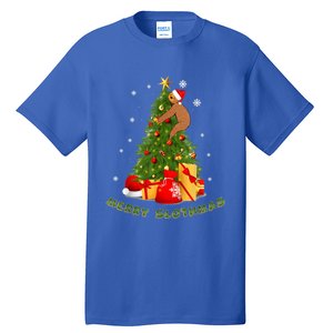 Christmas Merry Slothmas Sloth Lover Pajama Xmas Decoration Gift Tall T-Shirt