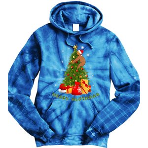 Christmas Merry Slothmas Sloth Lover Pajama Xmas Decoration Gift Tie Dye Hoodie