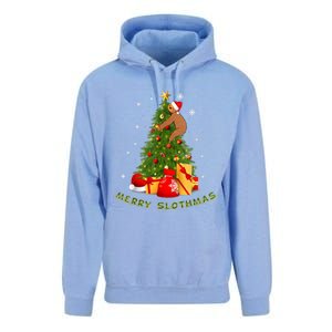 Christmas Merry Slothmas Sloth Lover Pajama Xmas Decoration Gift Unisex Surf Hoodie