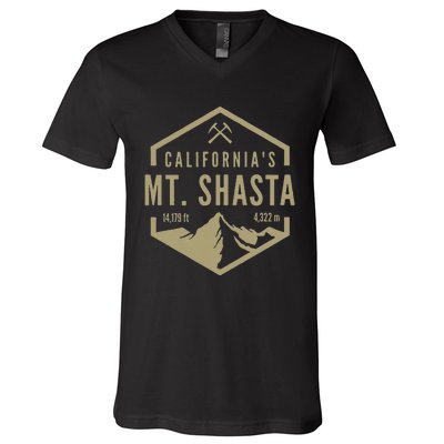 California Mt. Shasta V-Neck T-Shirt