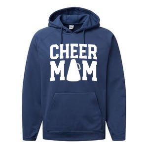 Cheer Mom S Cheerleader Mom Funny Gift Mother Gift Performance Fleece Hoodie