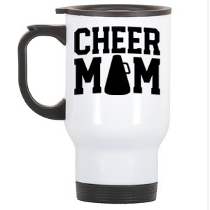 Cheer Mom S Cheerleader Mom Funny Gift Mother Gift Stainless Steel Travel Mug