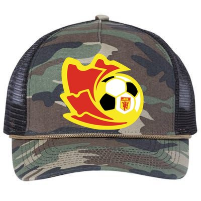 Cool Manchester United Soccer Team Ball Retro Rope Trucker Hat Cap