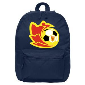 Cool Manchester United Soccer Team Ball 16 in Basic Backpack