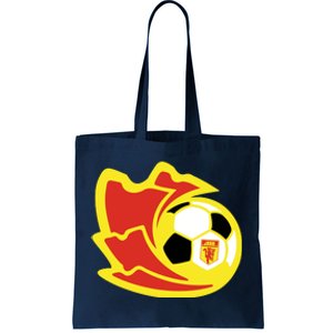 Cool Manchester United Soccer Team Ball Tote Bag