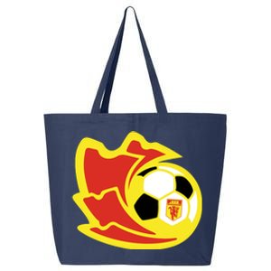 Cool Manchester United Soccer Team Ball 25L Jumbo Tote