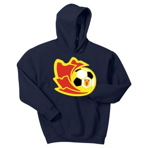 Cool Manchester United Soccer Team Ball Kids Hoodie