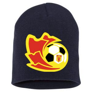 Cool Manchester United Soccer Team Ball Short Acrylic Beanie