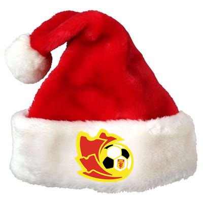 Cool Manchester United Soccer Team Ball Premium Christmas Santa Hat