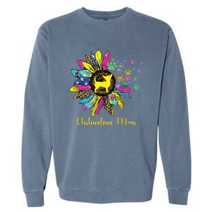 Chihuahua Mom Sunflower Gifts Dog Mom Mothers Day Garment-Dyed Sweatshirt