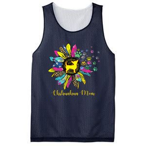 Chihuahua Mom Sunflower Gifts Dog Mom Mothers Day Mesh Reversible Basketball Jersey Tank