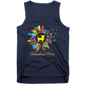 Chihuahua Mom Sunflower Gifts Dog Mom Mothers Day Tank Top