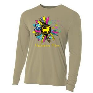 Chihuahua Mom Sunflower Gifts Dog Mom Mothers Day Cooling Performance Long Sleeve Crew