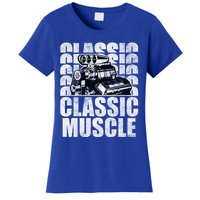 Classic Muscle Supercharged V8 Motor Mechanic Gift Women's T-Shirt