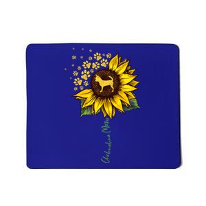 Chihuahua Mom Sunflower Chiwawa Lover Funny Gift Dog Mom Mama Gift Mousepad