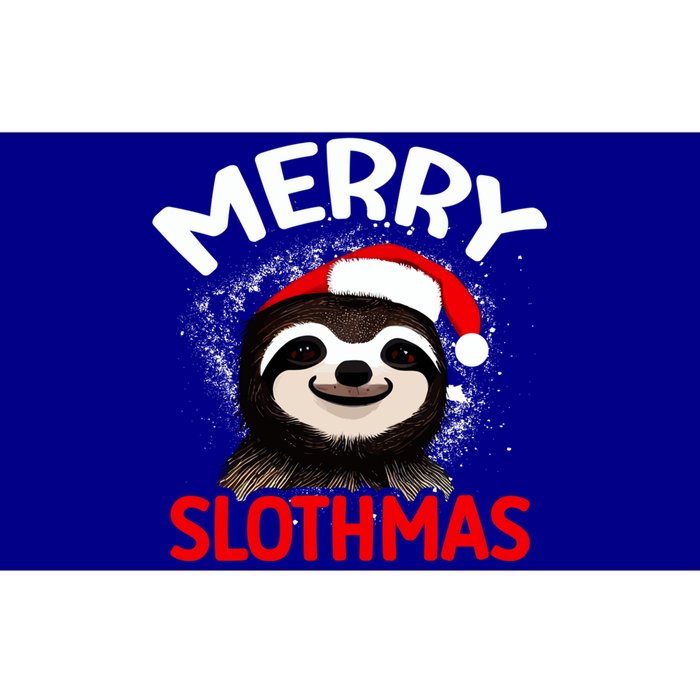 Cute Merry Slothmas Sloth Lover Christmas Pajamas Cool Gift Bumper Sticker