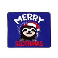 Cute Merry Slothmas Sloth Lover Christmas Pajamas Cool Gift Mousepad