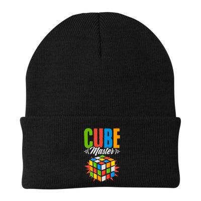 Cube Master Speed Cubing Math Cuber Puzzle Cube Gift Knit Cap Winter Beanie