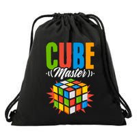 Cube Master Speed Cubing Math Cuber Puzzle Cube Gift Drawstring Bag