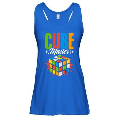 Cube Master Speed Cubing Math Cuber Puzzle Cube Gift Ladies Essential Flowy Tank