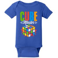 Cube Master Speed Cubing Math Cuber Puzzle Cube Gift Baby Bodysuit