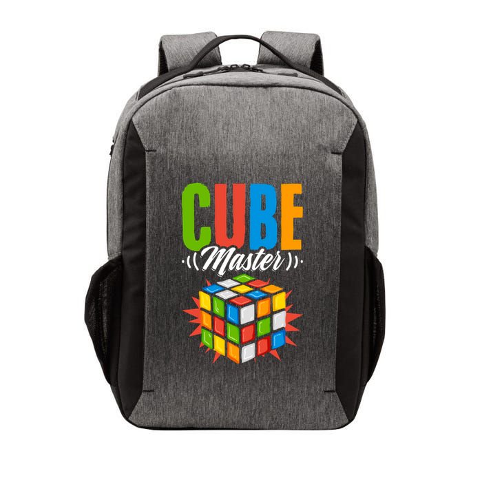 Cube Master Speed Cubing Math Cuber Puzzle Cube Gift Vector Backpack