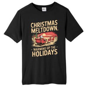 Christmas Meltdown. Santa Climate Change Global Warming Tall Fusion ChromaSoft Performance T-Shirt