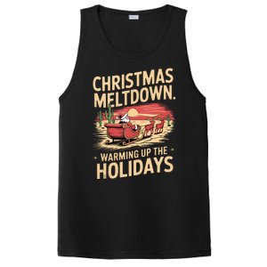 Christmas Meltdown. Santa Climate Change Global Warming PosiCharge Competitor Tank