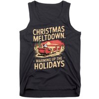 Christmas Meltdown. Santa Climate Change Global Warming Tank Top