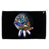 Cobra Motif Snake Design Reptile Animal Reptiles Snakes Grommeted Golf Towel