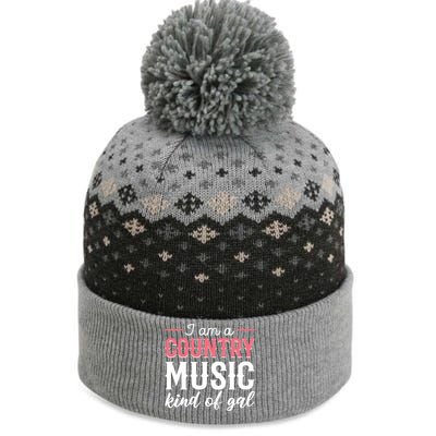 Country Music Singer Or Musician Gift The Baniff Cuffed Pom Beanie