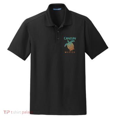 Cancun, Mexico, Sea Turtle, Beach Dry Zone Grid Polo