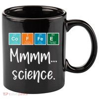 COFFEE Mmmm... Science 11oz C Handle Ceramic Mug