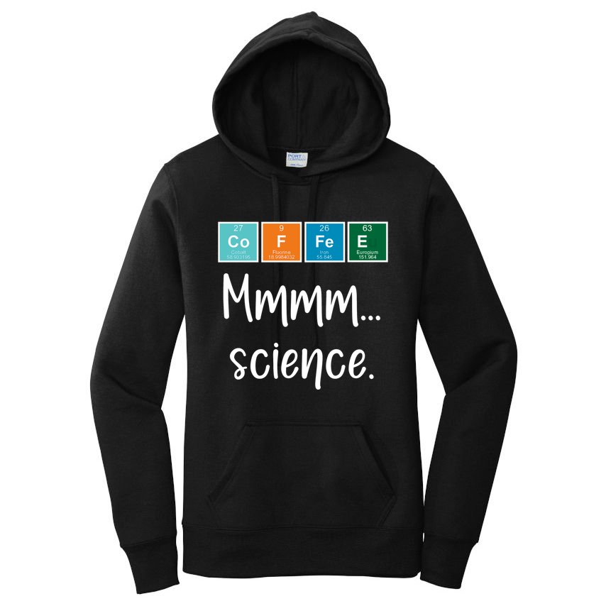 COFFEE Mmmm... Science Women's Pullover Hoodie