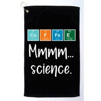 COFFEE Mmmm... Science Golf Towel