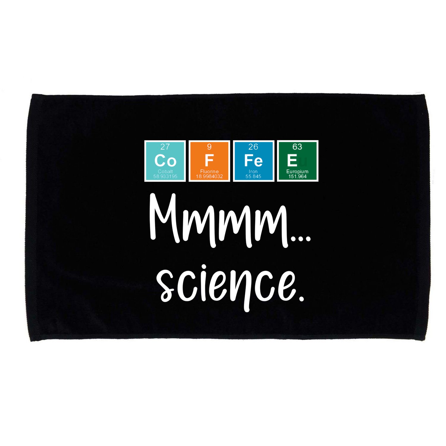 COFFEE Mmmm... Science Microfiber Hand Towel