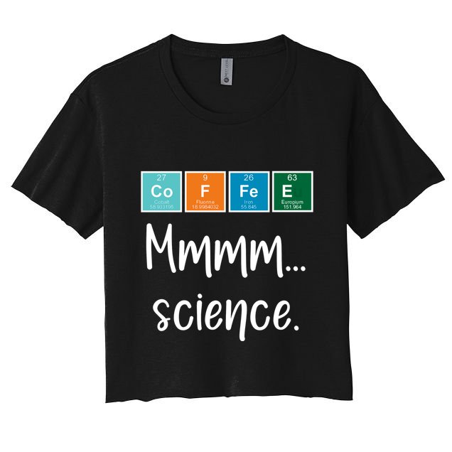 COFFEE Mmmm... Science Crop Top