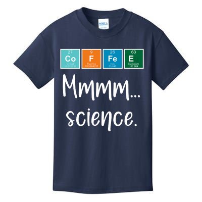 COFFEE Mmmm... Science Kids T-Shirt