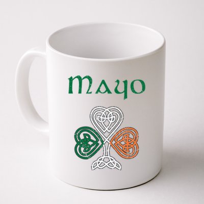 County Mayo Shamrock Ireland Flag Craic And Ceol Gift Coffee Mug