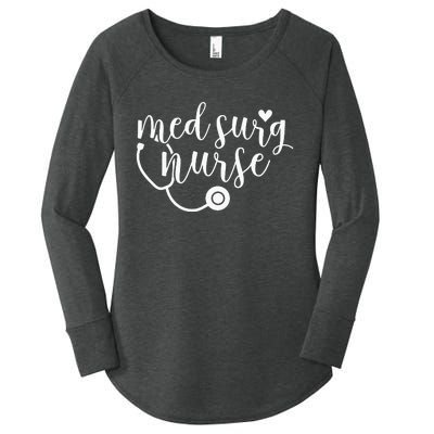 Cute Med Surg Nurse Medical Surgical Nurse RN Women's Perfect Tri Tunic Long Sleeve Shirt