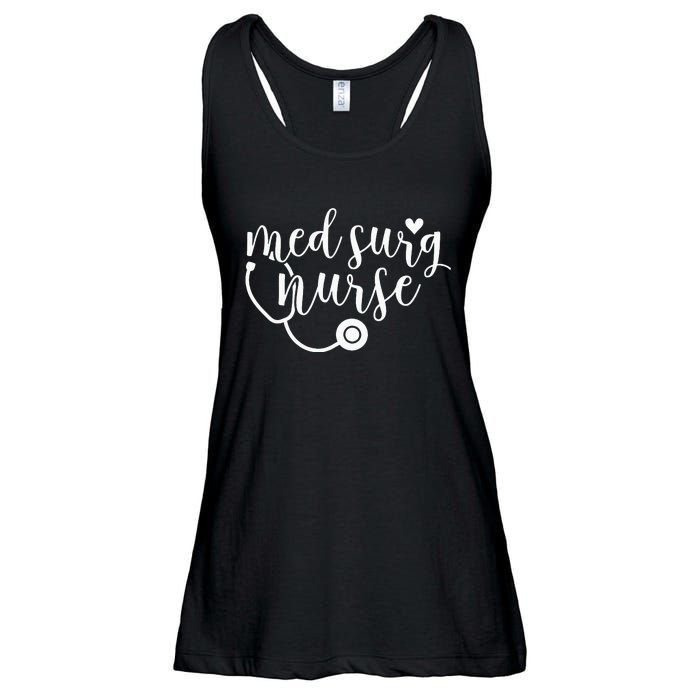 Cute Med Surg Nurse Medical Surgical Nurse RN Ladies Essential Flowy Tank